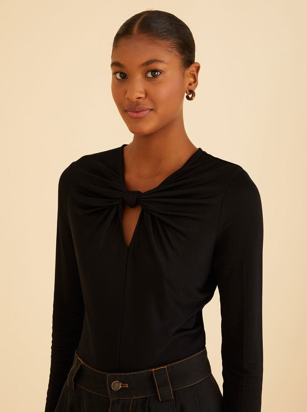 Black Long Sleeve Bodysuit