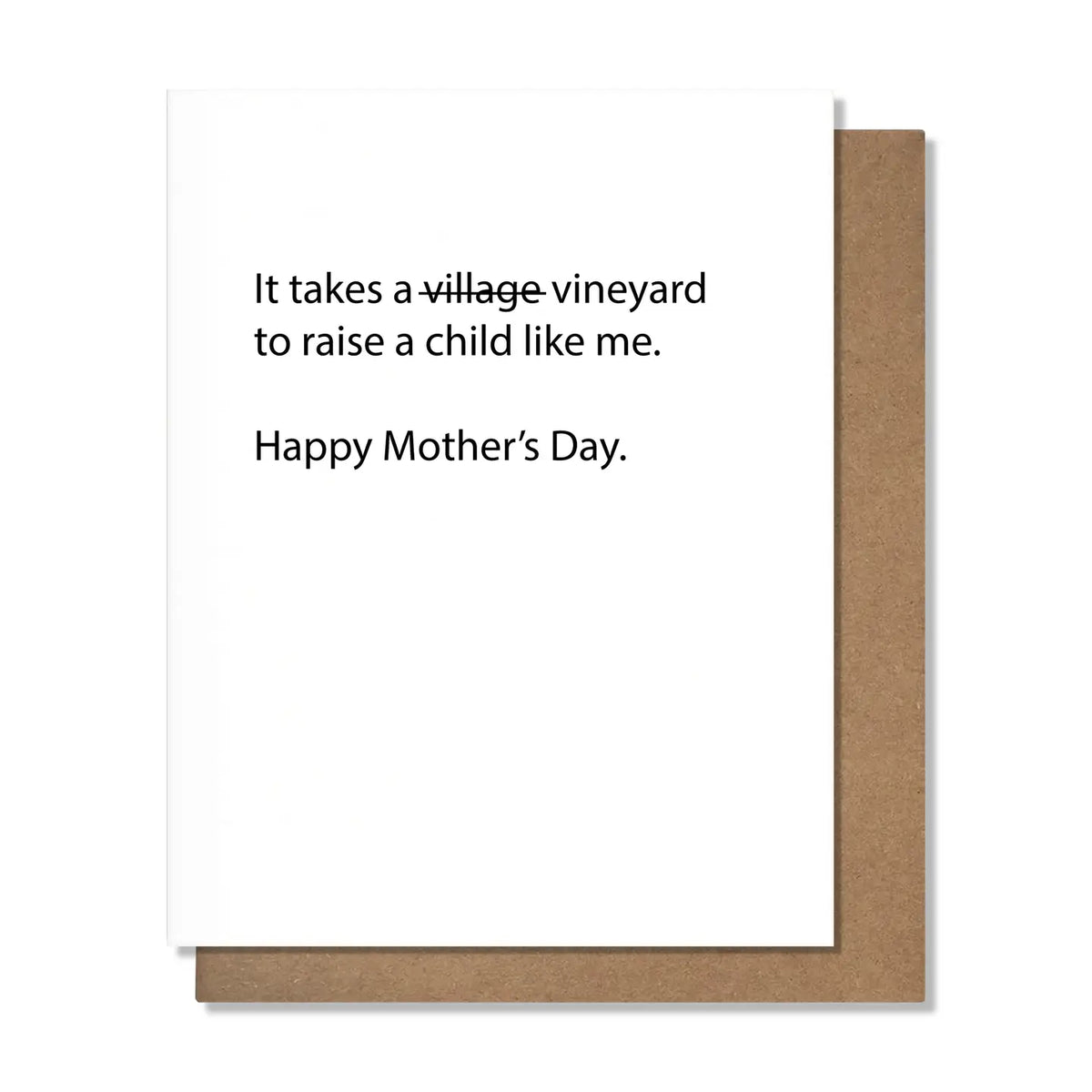 Takes A Vineyard - Mother's Day Card