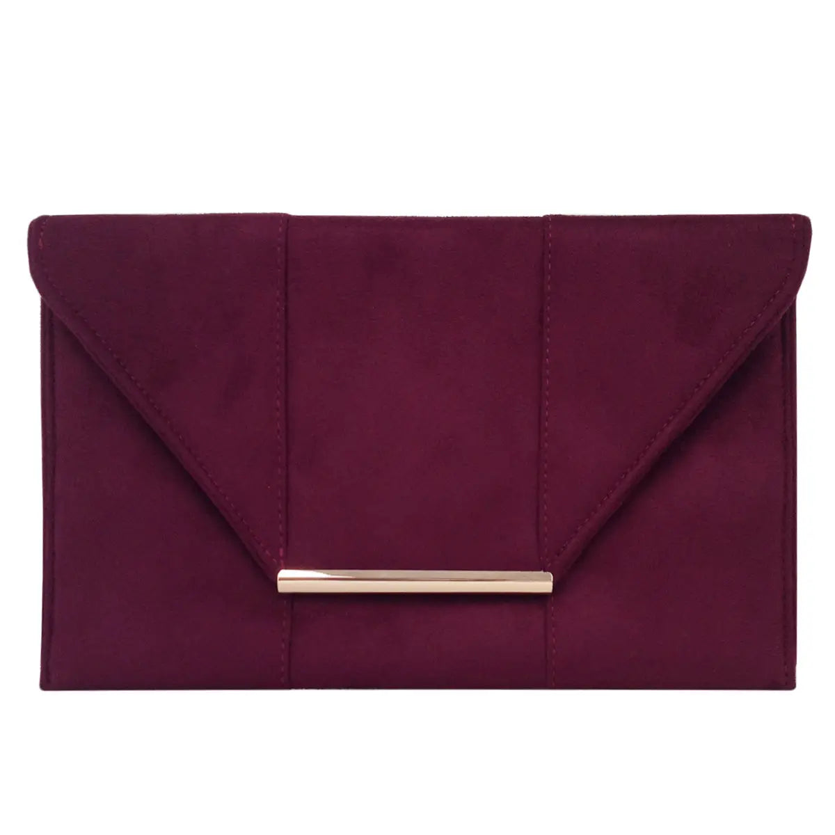Faux Suede Clutch