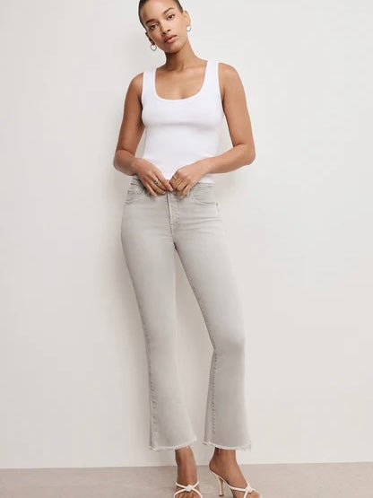 Soft Tech Good Legs Cropped Mini Boot Jeans