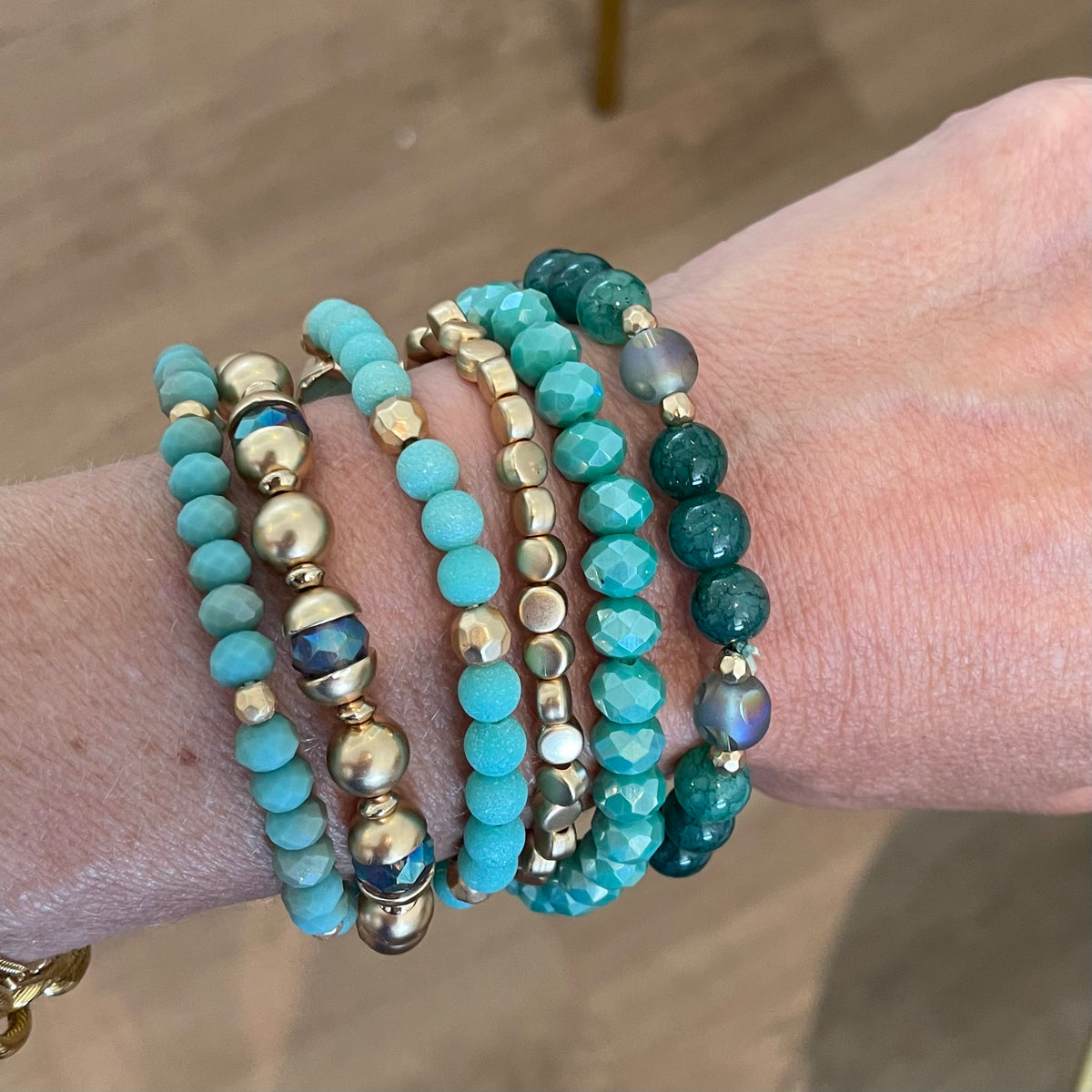6-Stack Beaded Bracelets