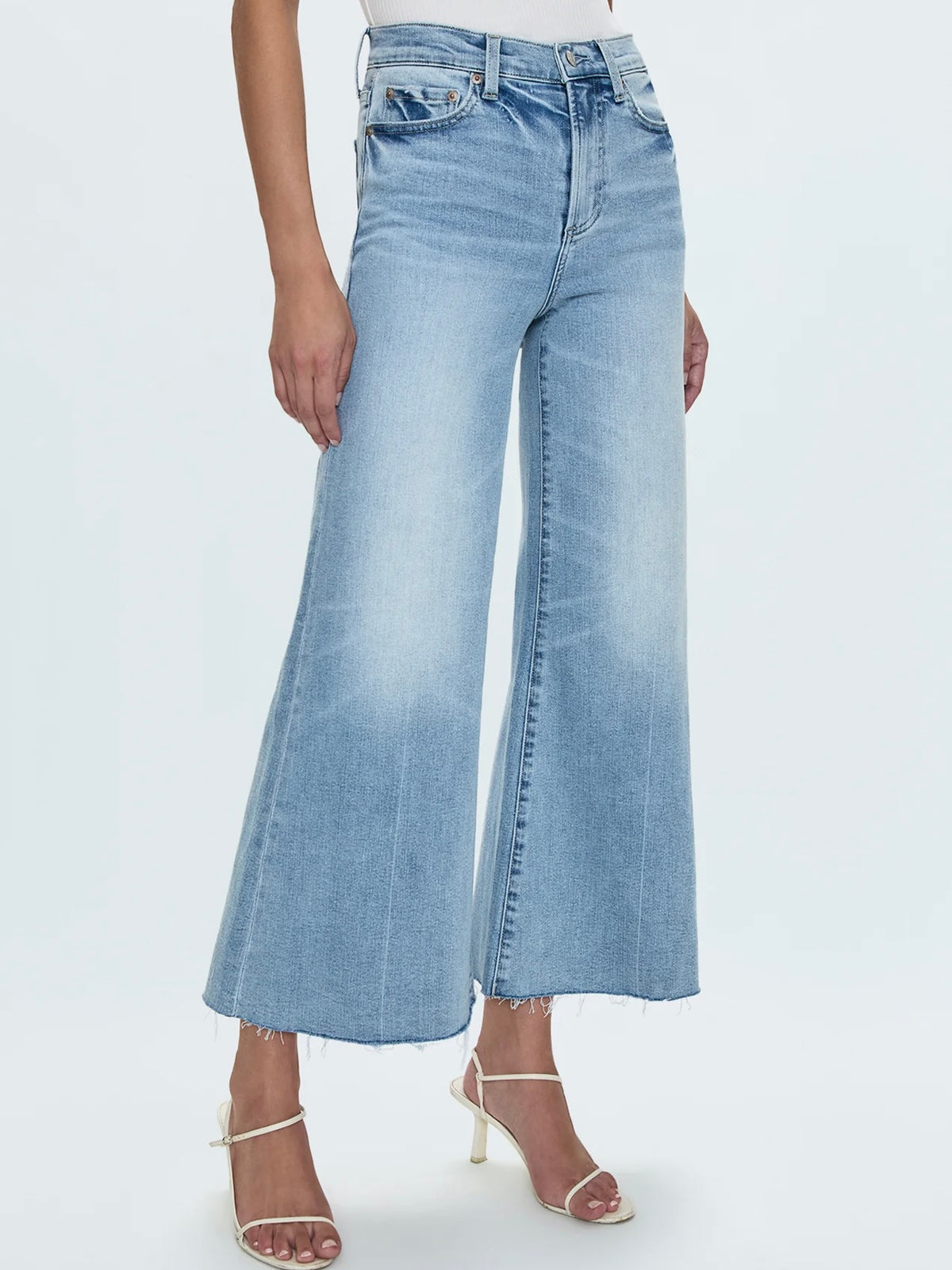 Izzy Mid Rise Wide Leg Crop