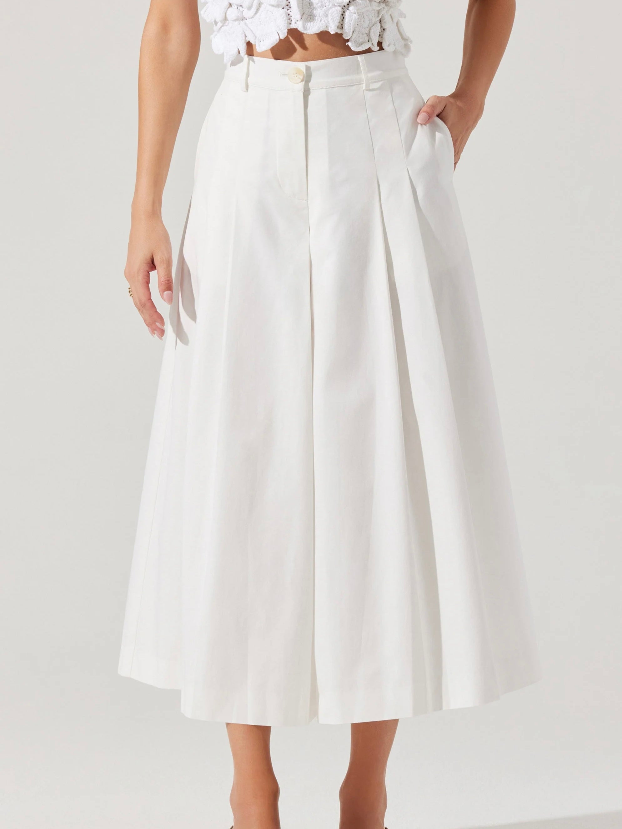 パンツ OHOTORO Culotte Pants White f8821531unnamed_20_2878_29_140