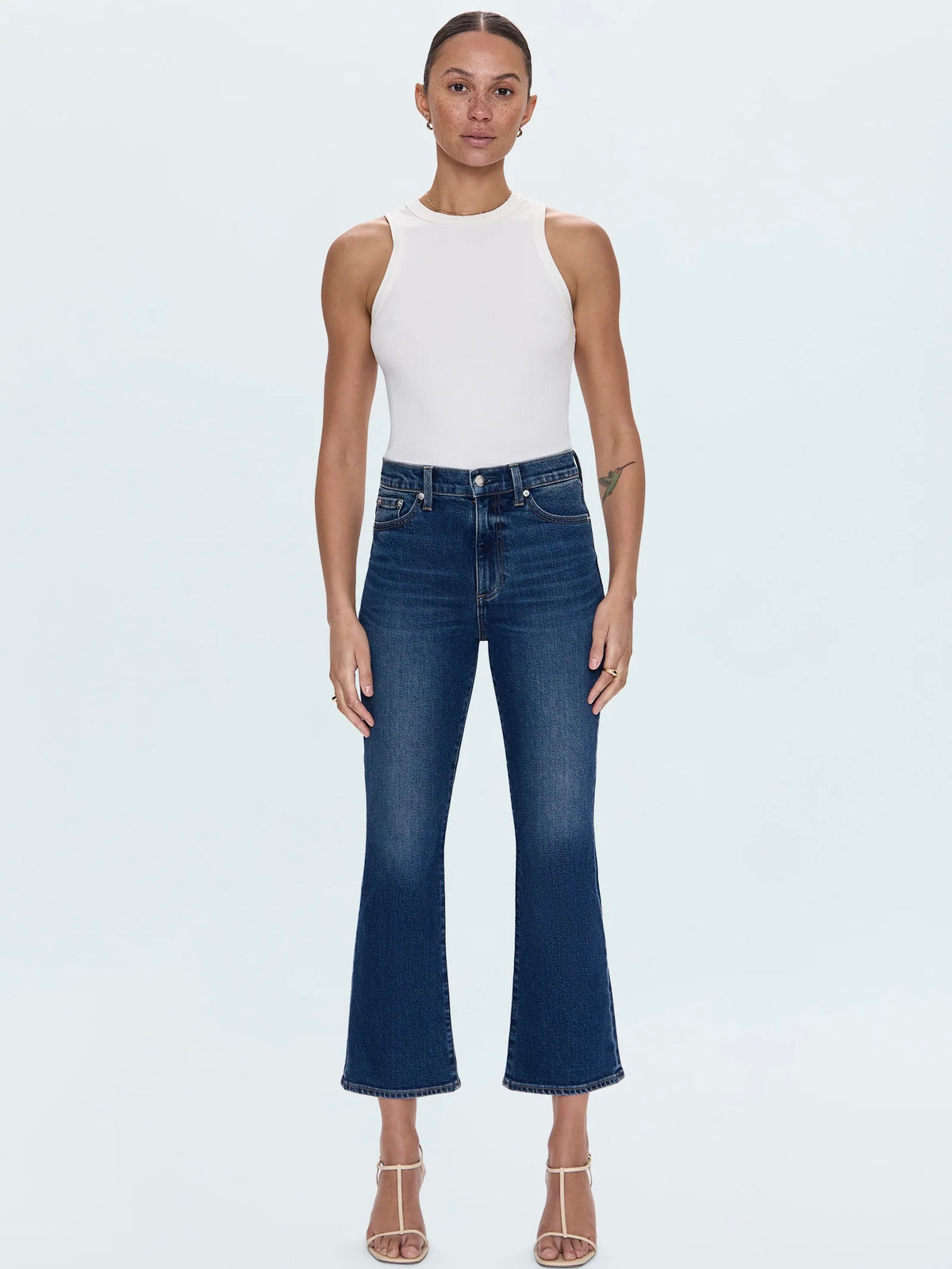 Lennon High Rise Crop Boot Cut Jean-Broadway