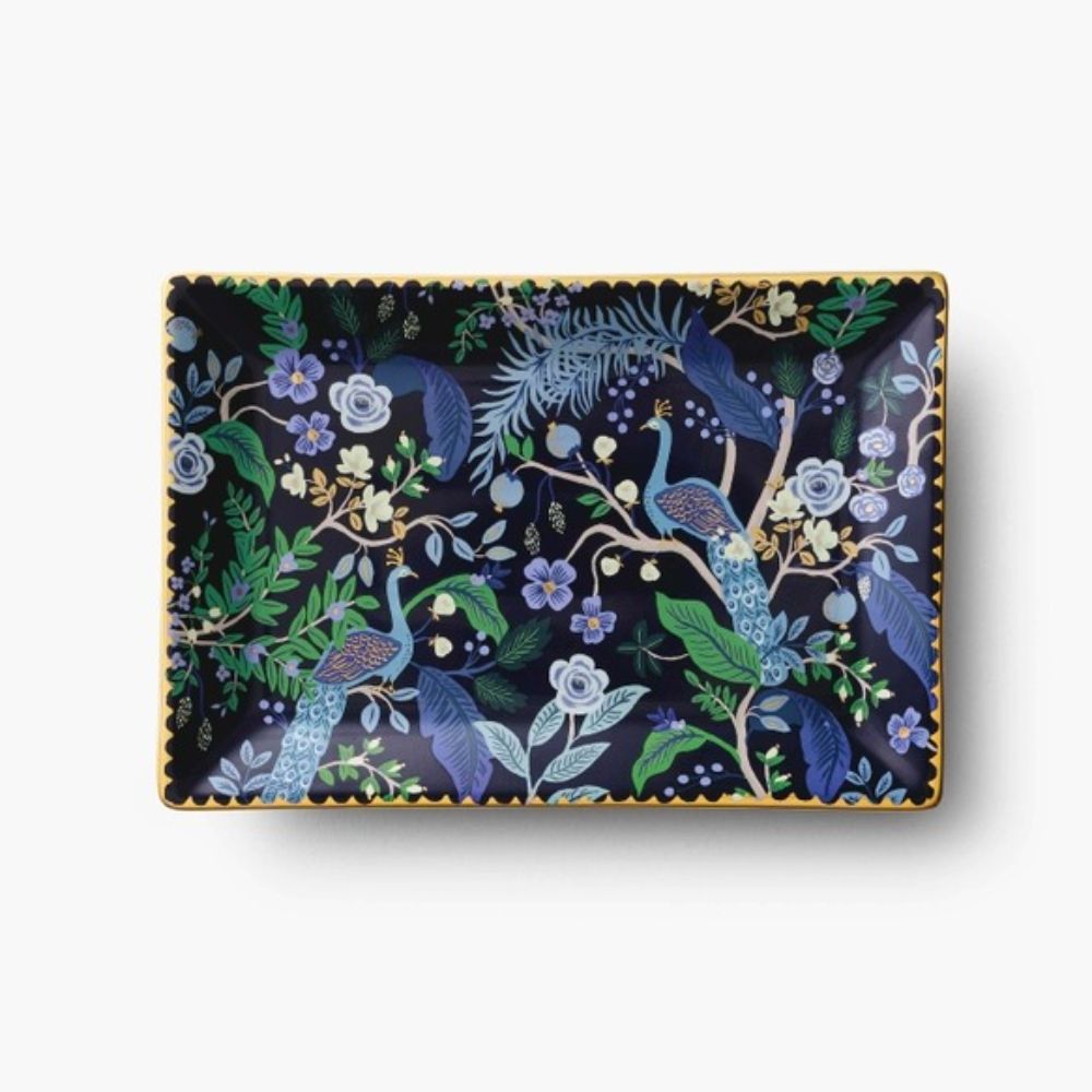 Peacock Catchall Tray