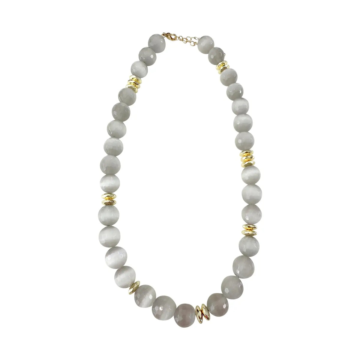 Adler Grey Agate Necklace