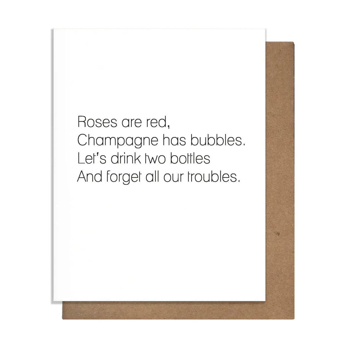 Champagne Poem Friendship
