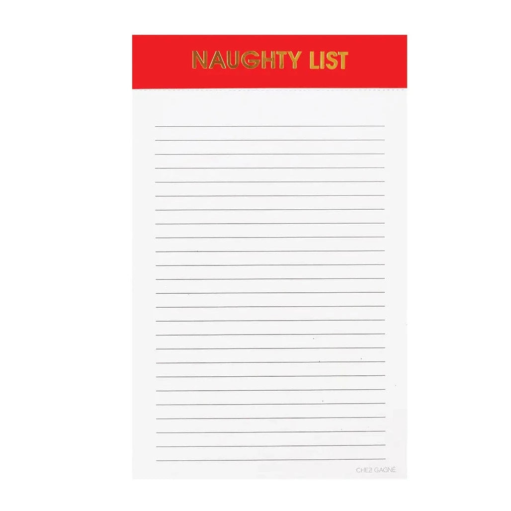 Naughty List Notepad