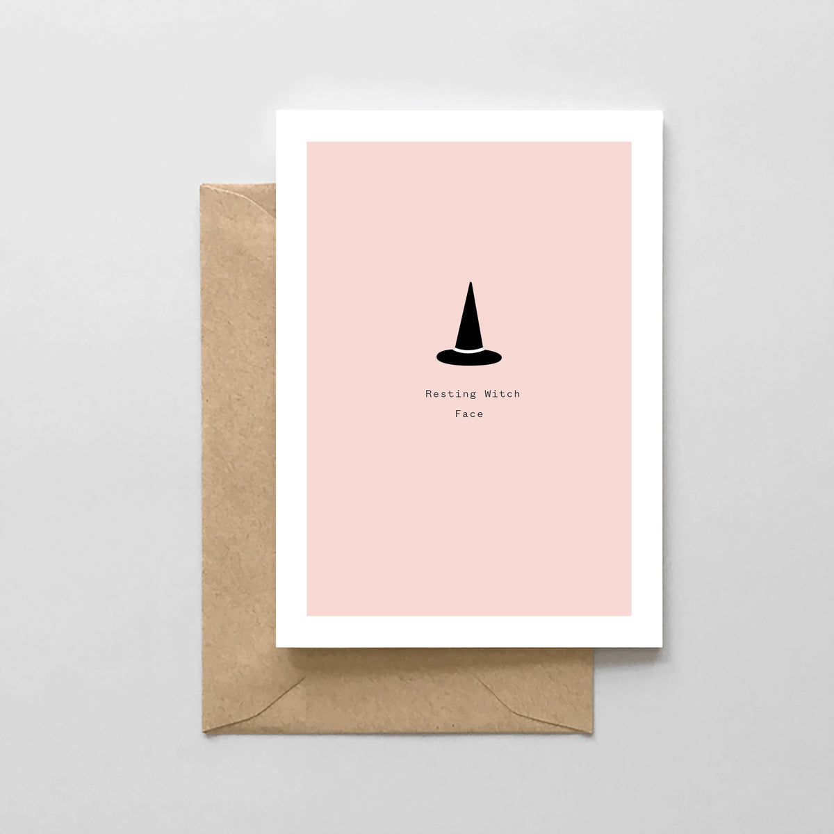 Resting Witch Halloween Card