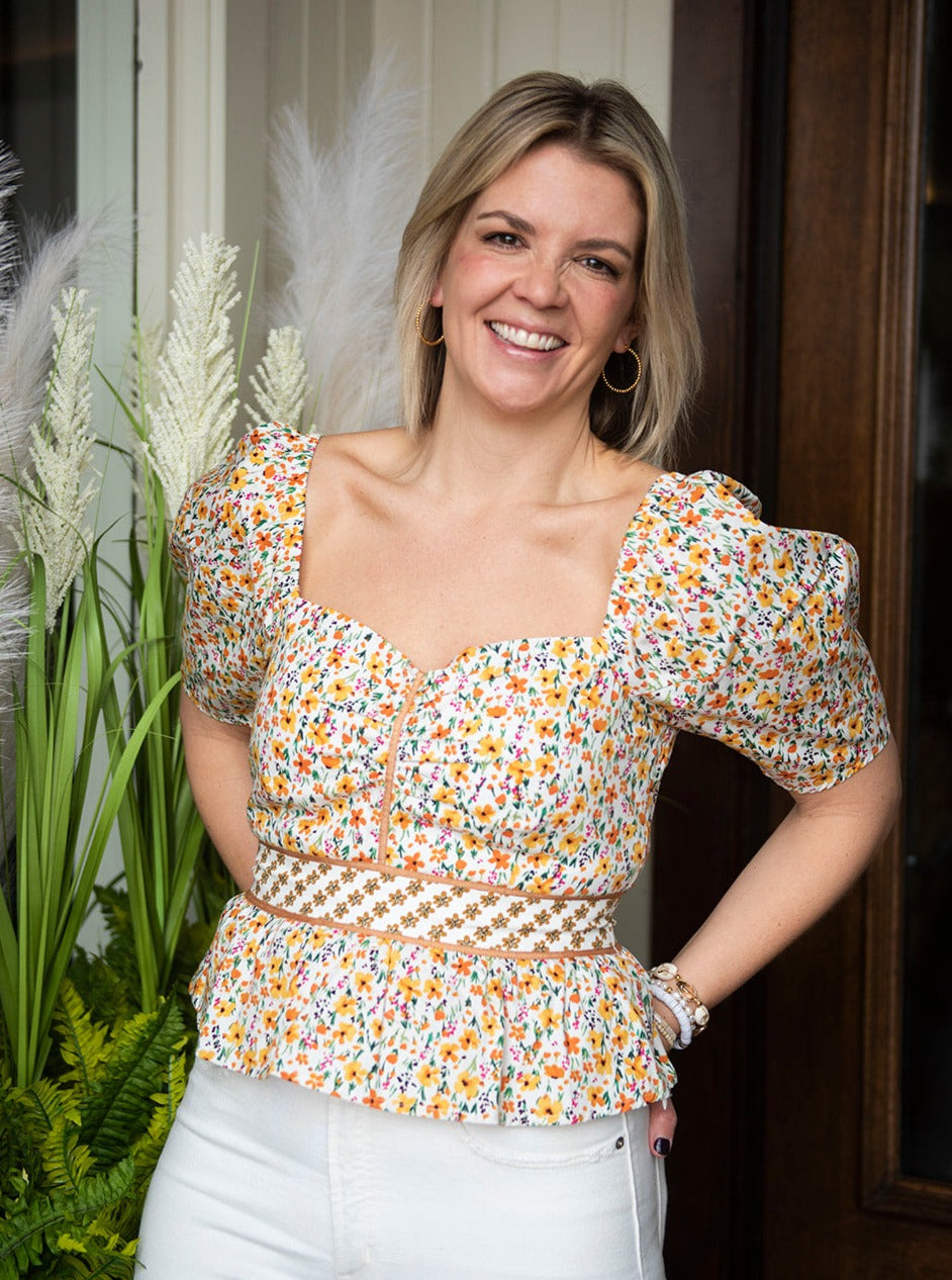 Spring Sunrise Top