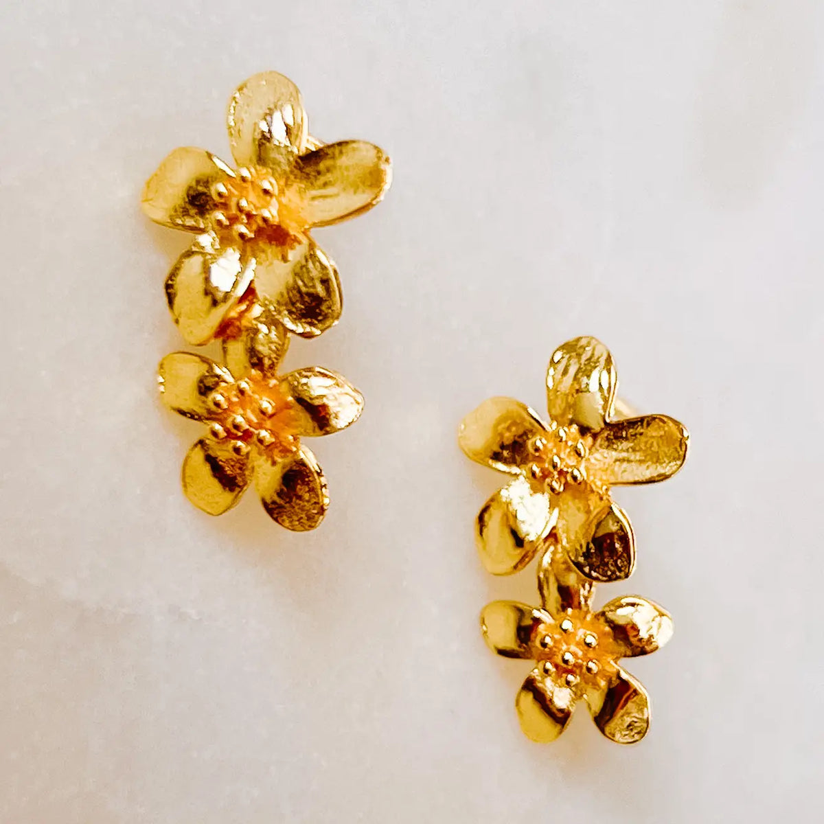 Flower Post Earrings
