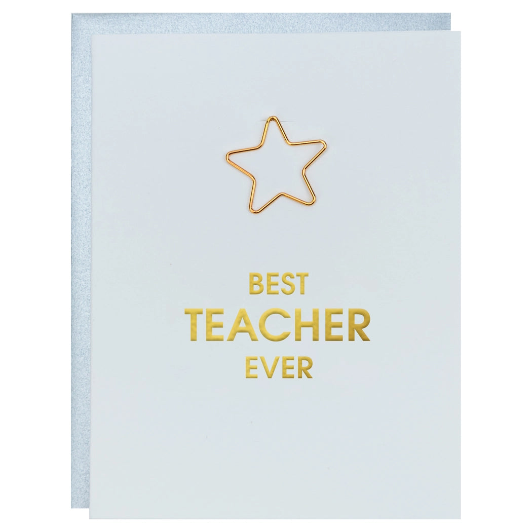 Best Teacher Card