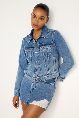 Cropped Trucker Jacket