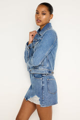 Cropped Trucker Jacket