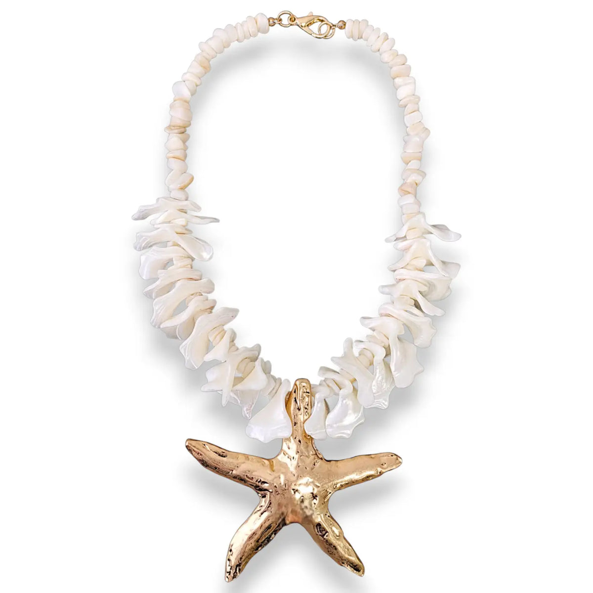 Chunky Shell Starfish Necklace