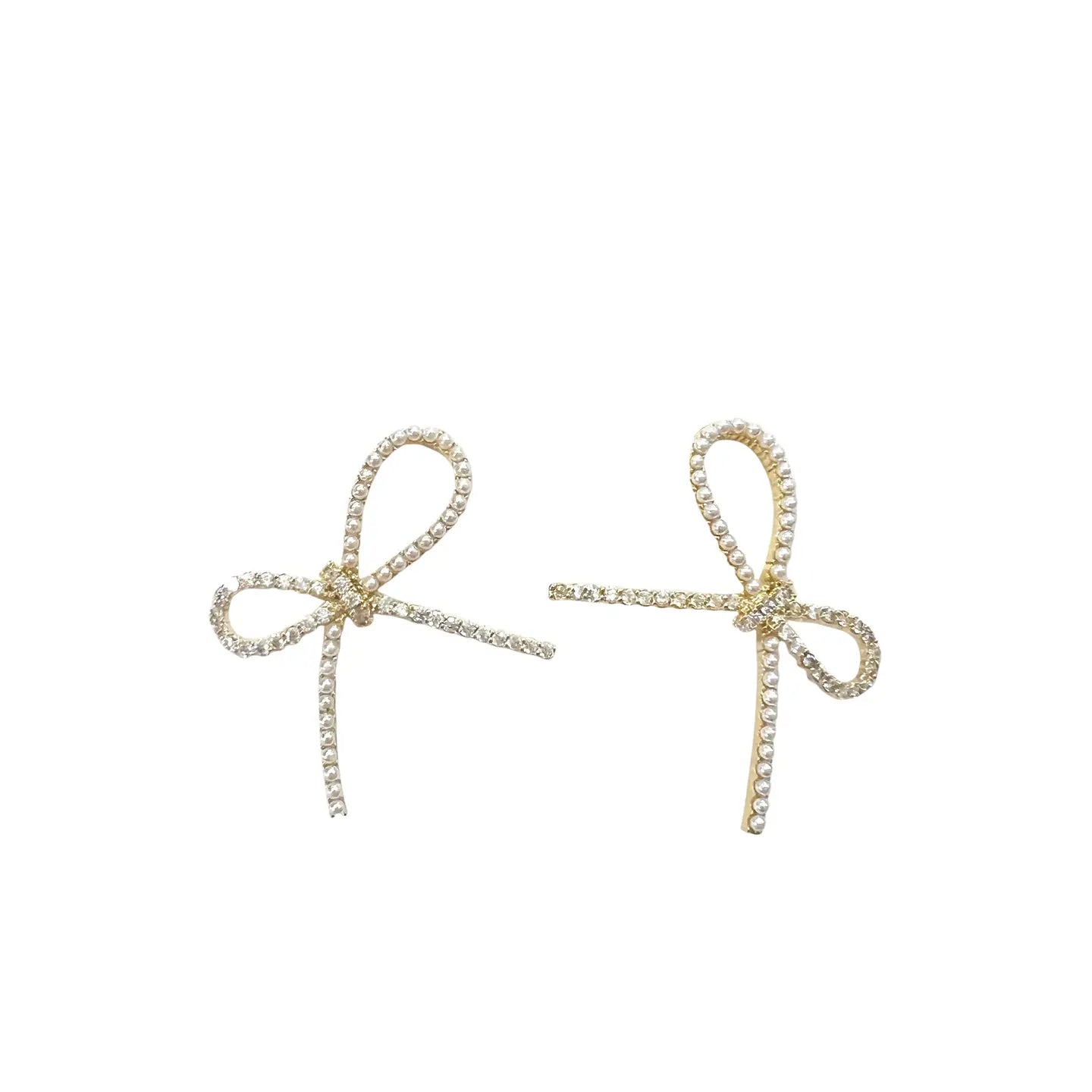 Pearl Bow Earring