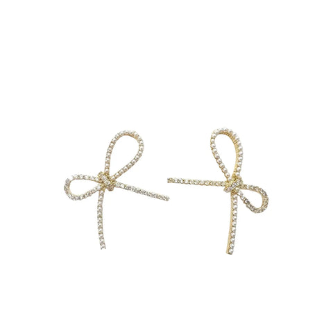 Pearl Bow Earring