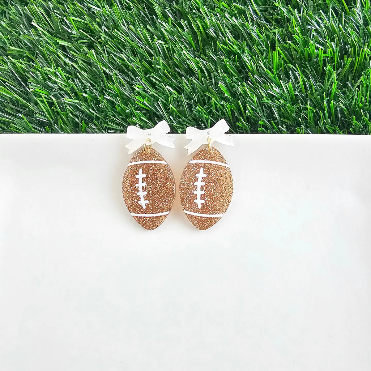 Bow Touchdown Earrings
