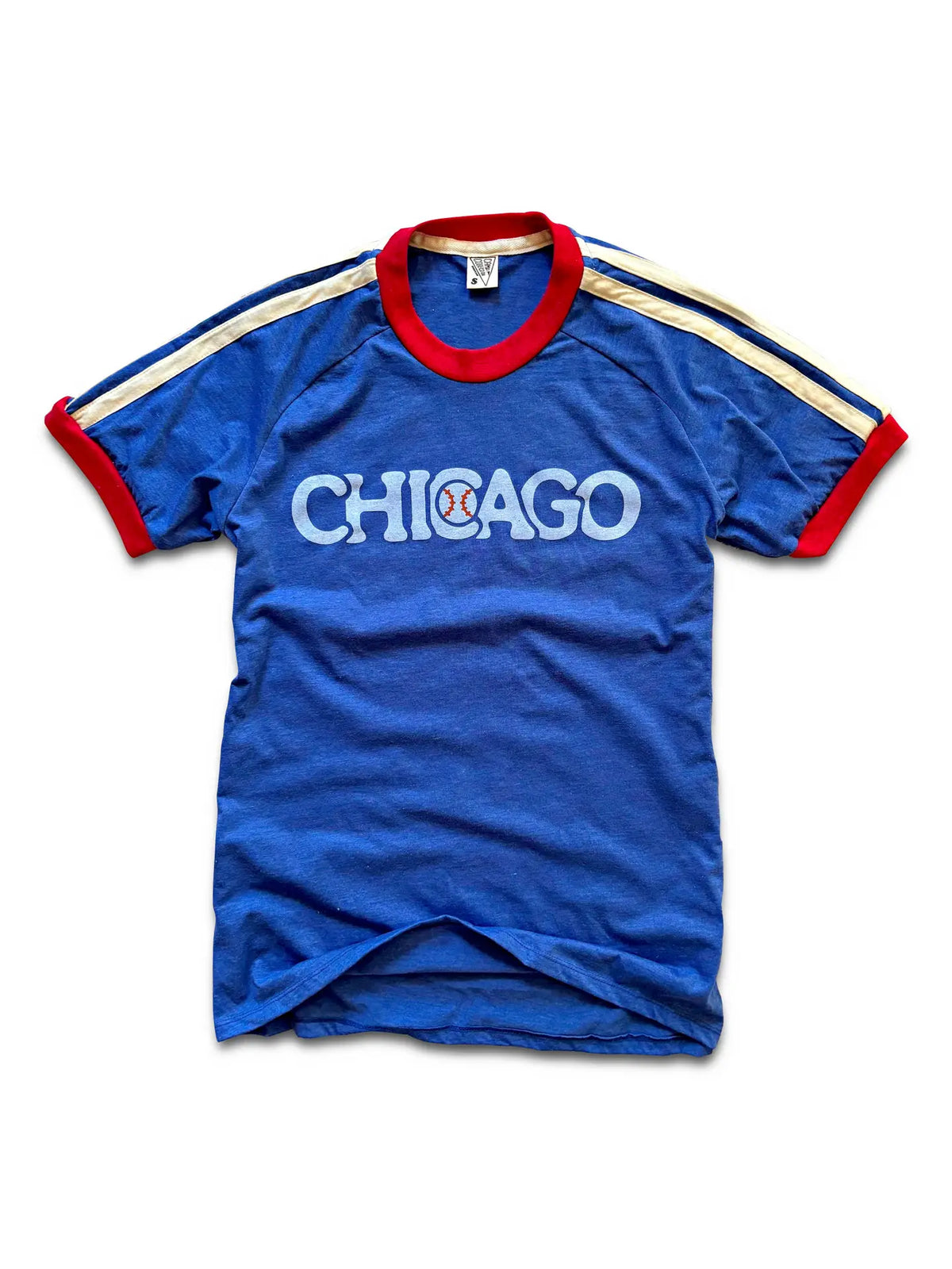 Retro Chicago Baseball Custom Ringer Shirt