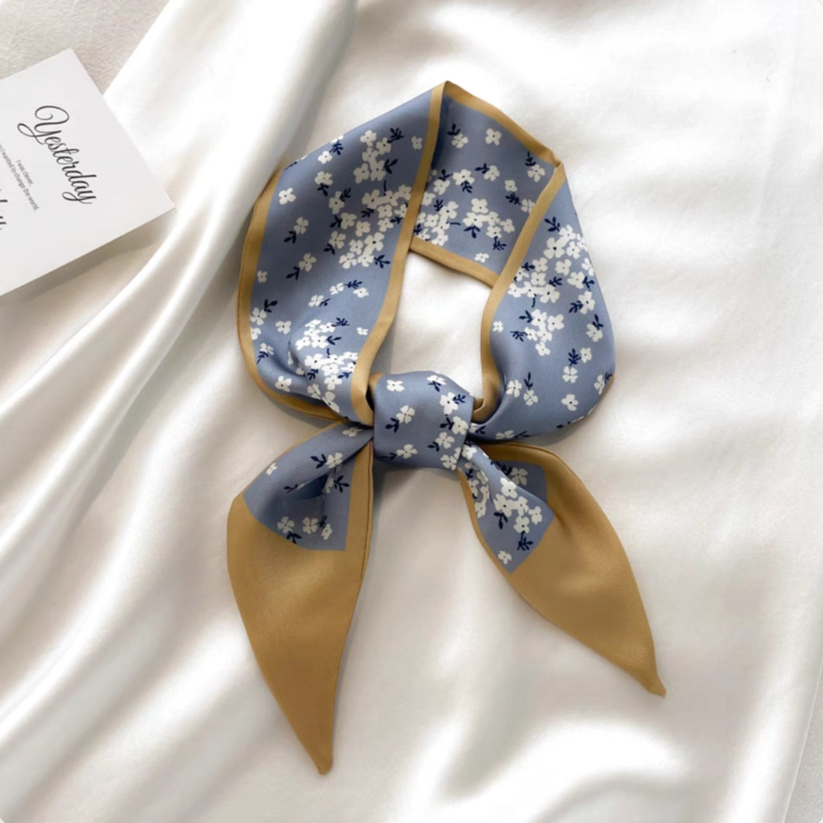 Spring Silk Twilly Scarf