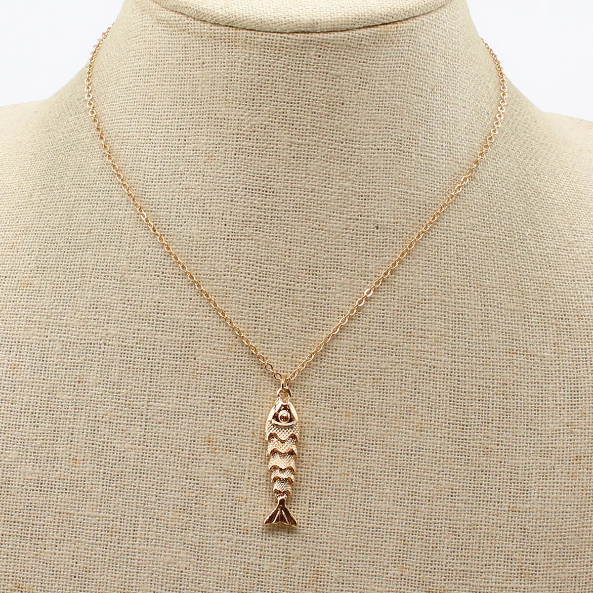 Dainty Fish Pendant Necklace