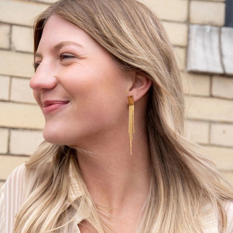 Luxe Gold Tatiana Earrings