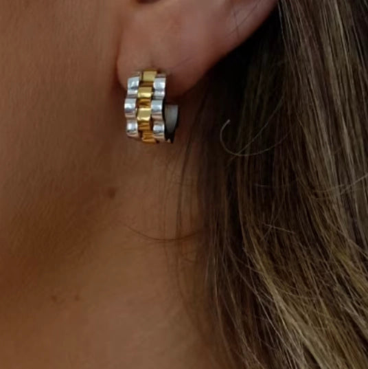 Watch Band Mini Hoop Earring
