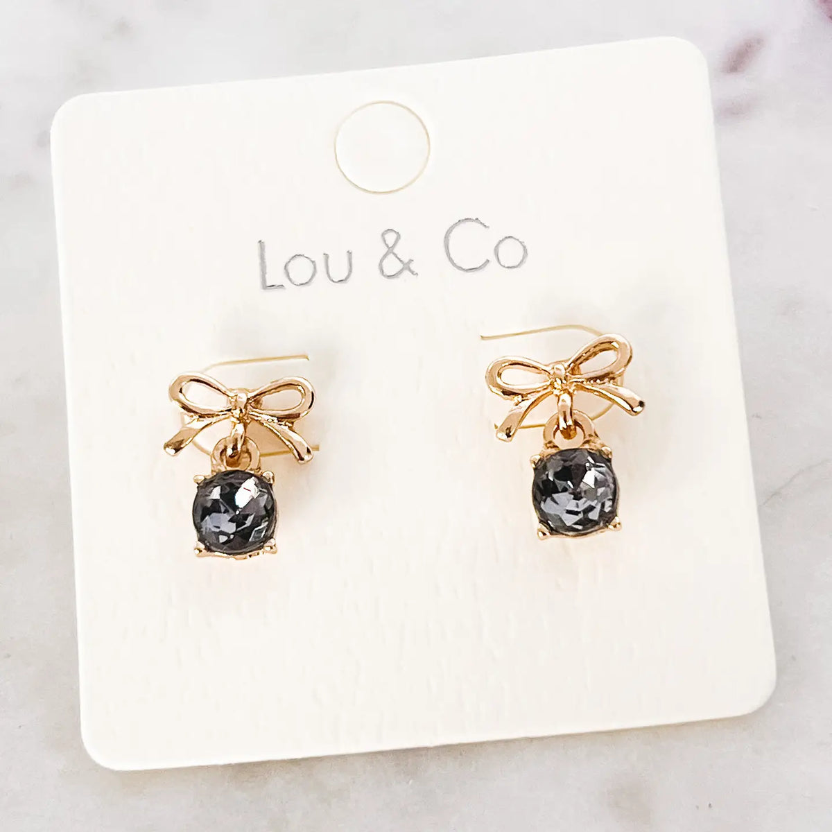 Gold Bow Mini Dangles