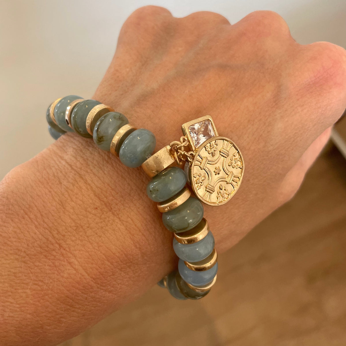 Blues Bracelet with Coin