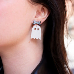 Bow Ghost Earrings