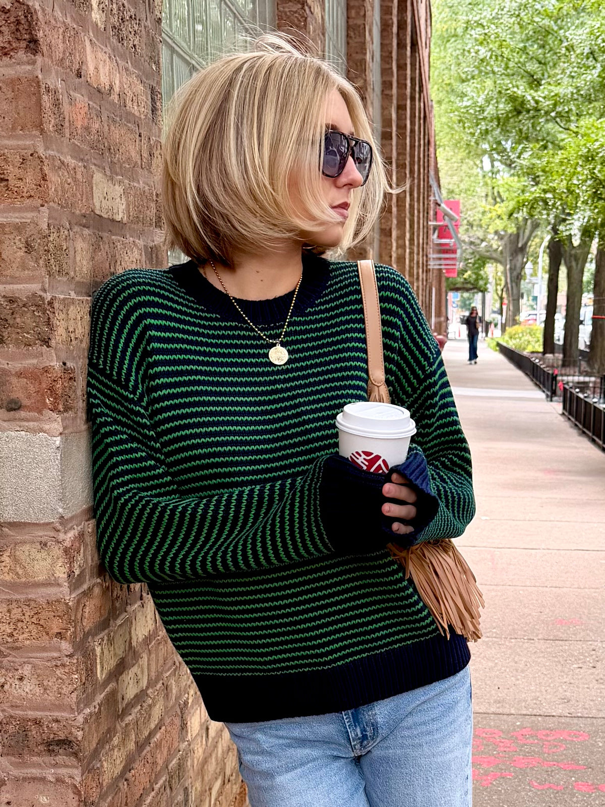 Aura Relaxed Crew Neck Sweater