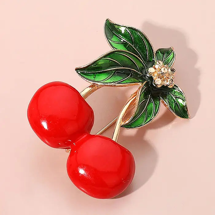 Cherry Brooch