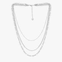 Kelly Silver Layered Necklace