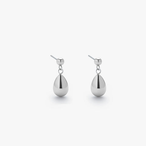Silver Raindrop Earrings