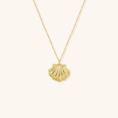 Golden Seashell Necklace