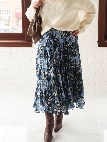 Parisian Bleu Maxi Skirt