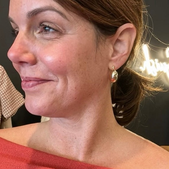 Teardrop Hoop Earring