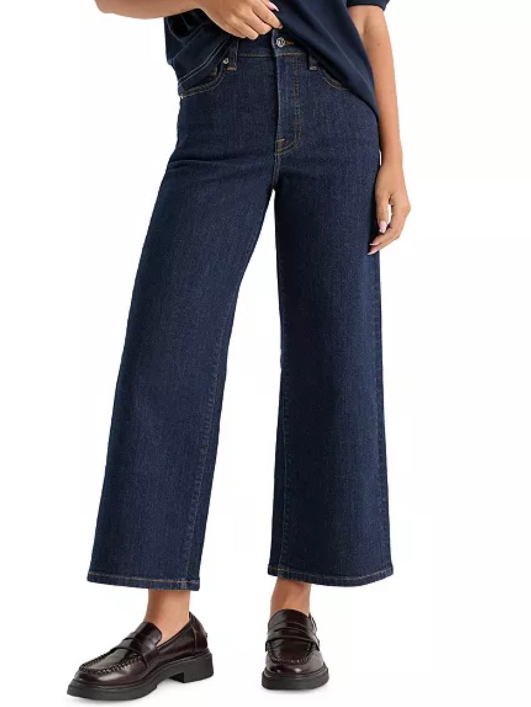 Good Waist Palazzo Crop Jeans