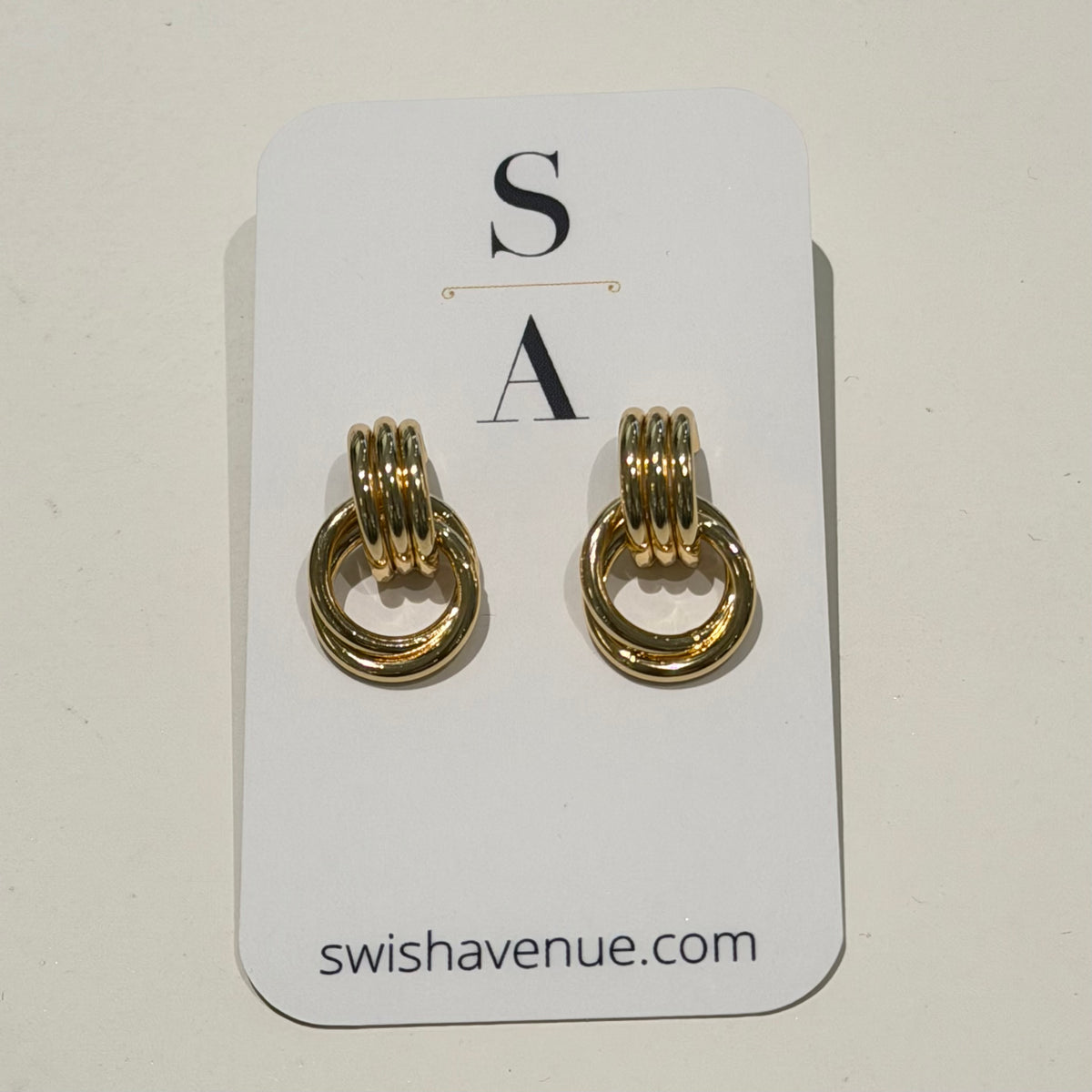 Triple Knocker Earrings