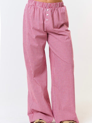 Gingham Boxer Pant