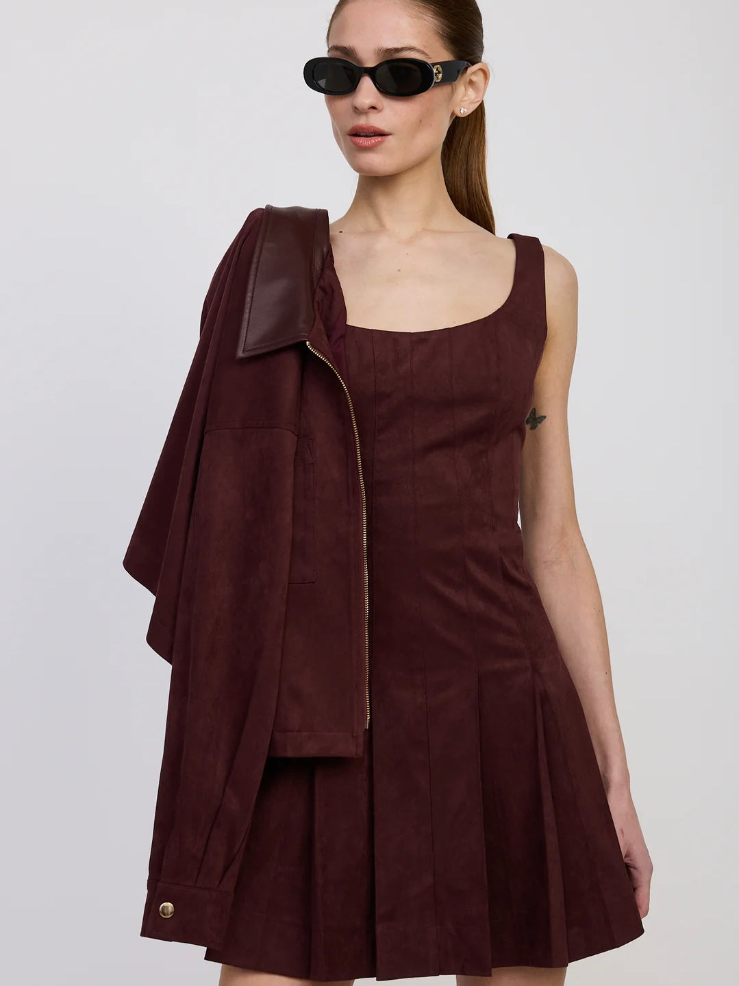 Delphine Pleated Dress