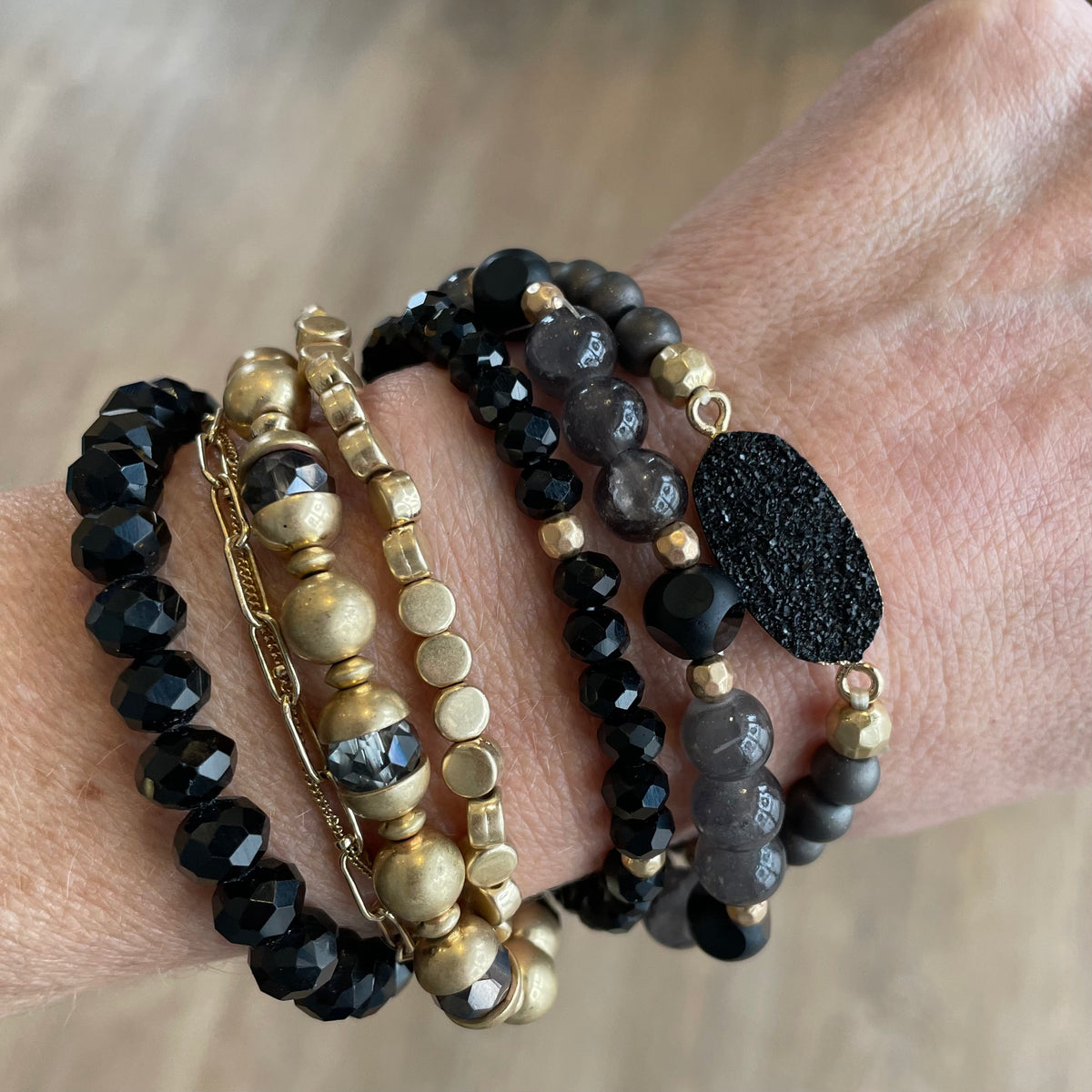 Black Sparkle Stack