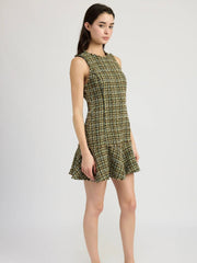 Jaime Tweed Mini Dress