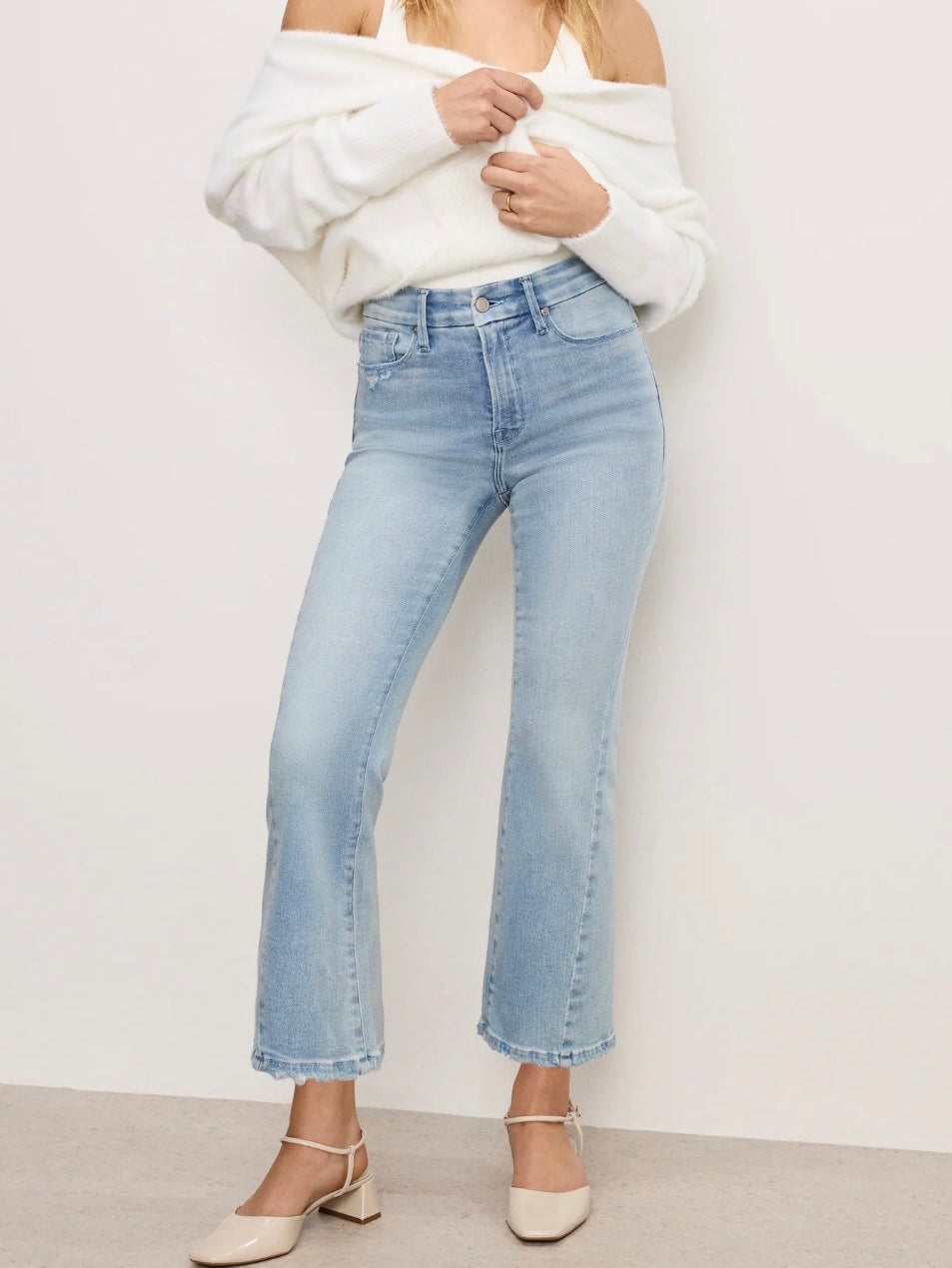 Soft-Tech Good Legs Crop Mini Boot Jeans