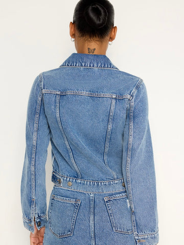 Cropped Trucker Jacket