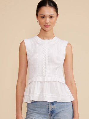 Millie Mixed Media Top