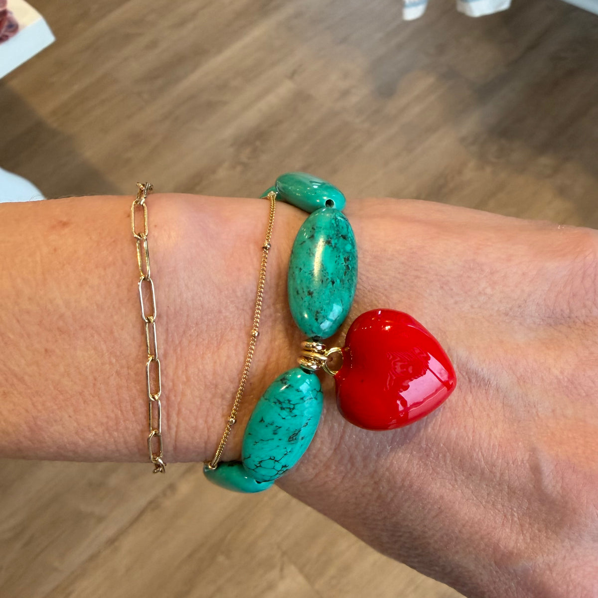 Dove Beaded Bracelet