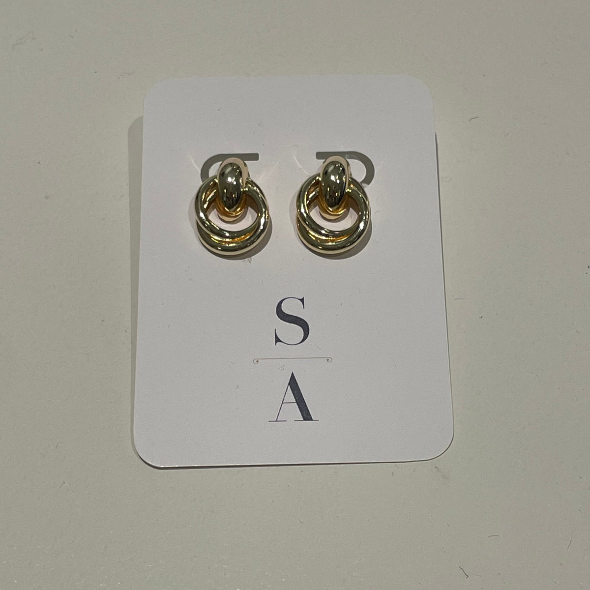 Twisty Knocker Earrings