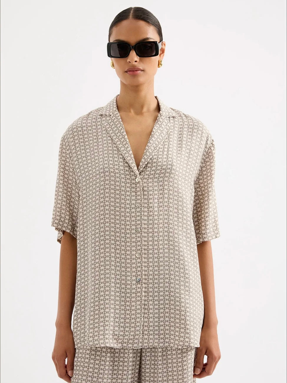 Moneta Cupro Shirt