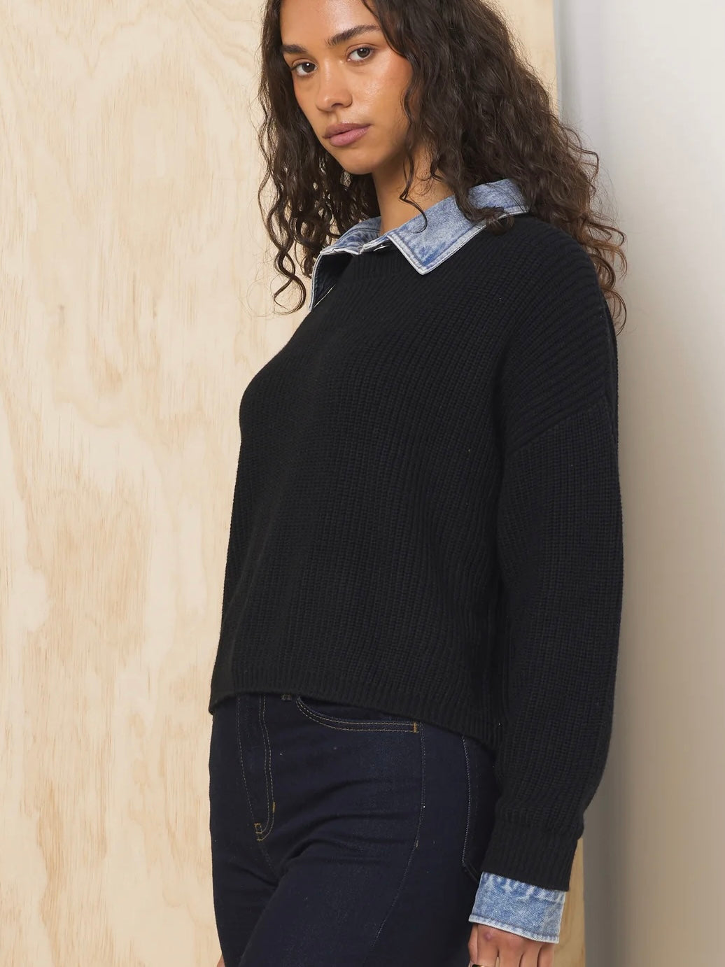 Black + Denim Sweater